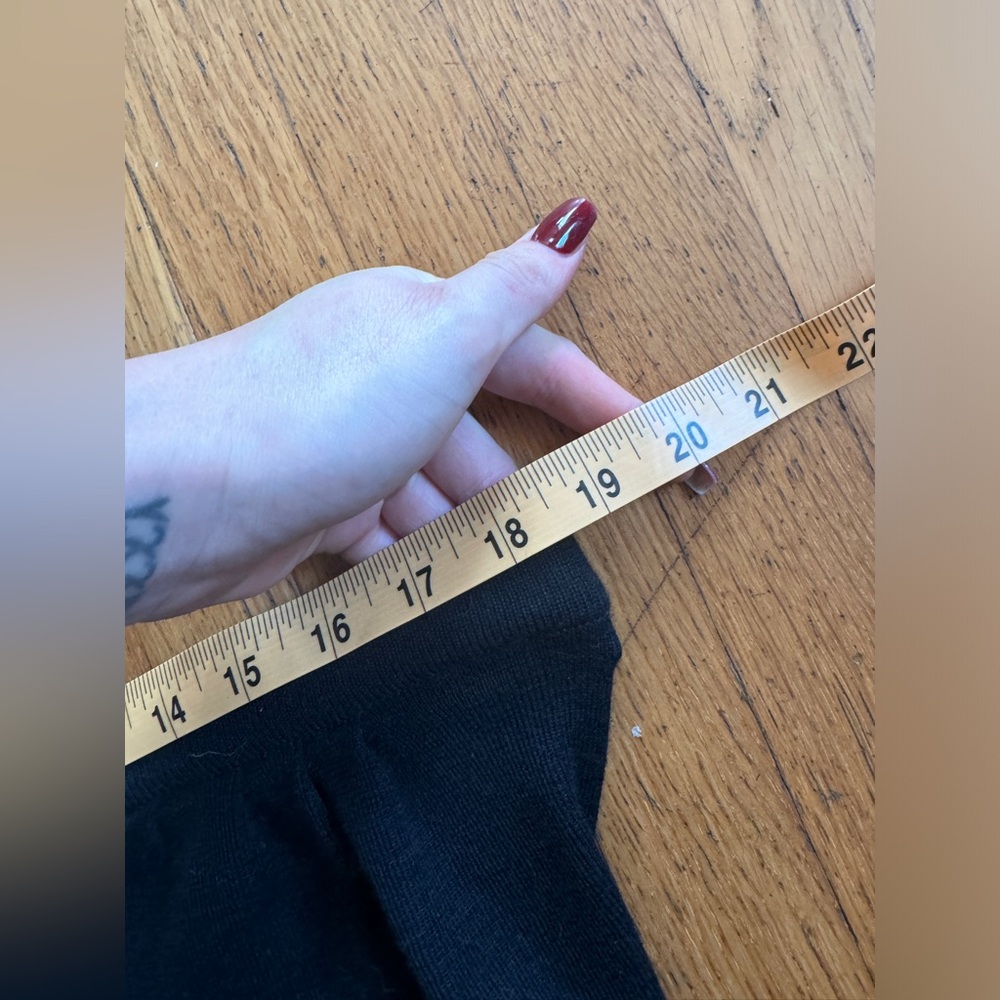 70s Vintage Banff Knit Black and Neon Striped Maxi Skirt - Picture 5 of 5